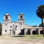 San Antonio and Goliad both served important roles in early Texas. This is a mission in San Antonio